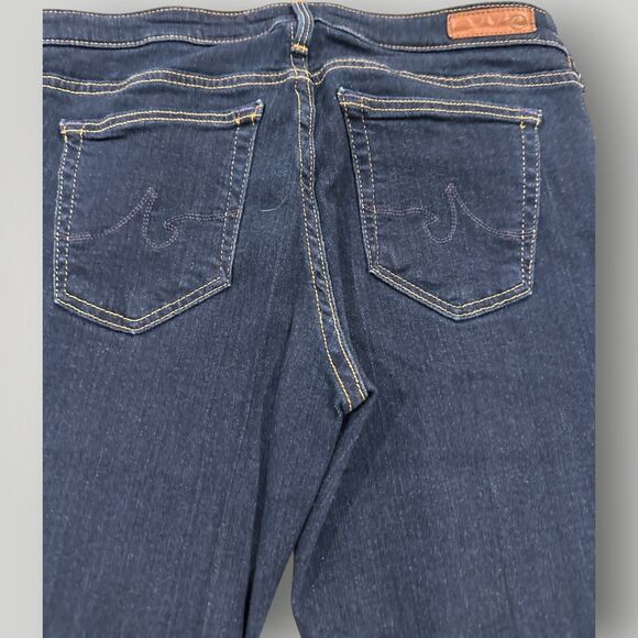 Adriano Goldschmied AG Jeans Women's 29R The Legging Super Skinny DARK BLUE WASH - Picture 8 of 16